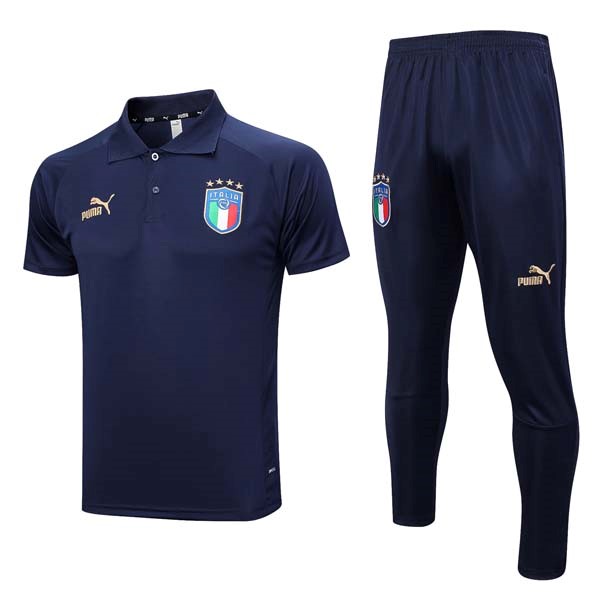 Polo Italia Conjunto Completo 2023/24 Azul